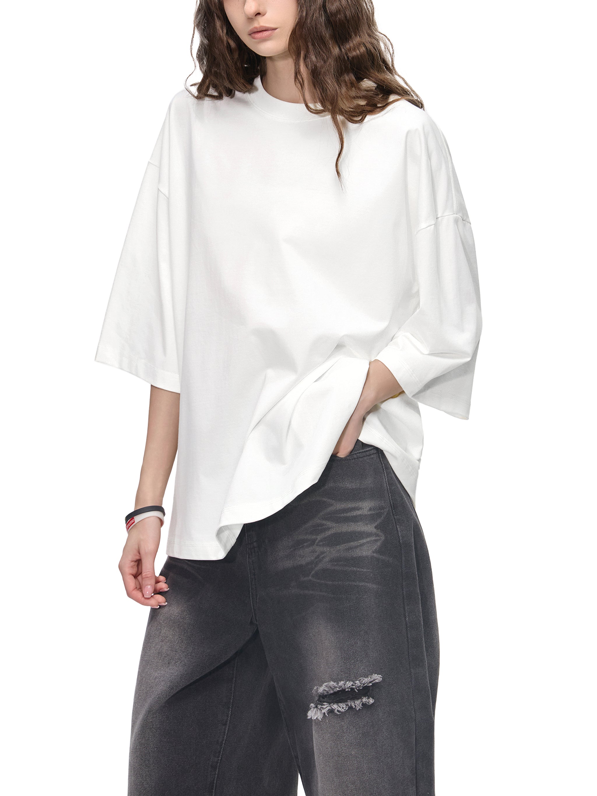 DREJ,Unisex,Premium,Streetwear,Minimal,Season01,Tee,Oversized,DropShoulder,250GSM,Cotton