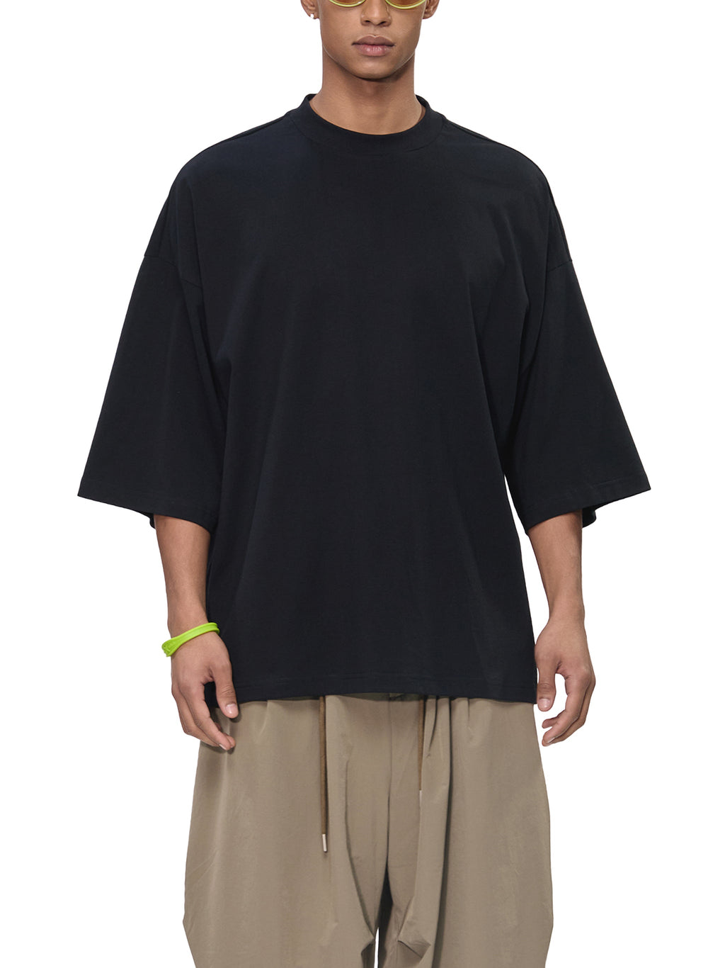 DREJ,Unisex,Premium,Streetwear,Minimal,Season01,Tee,Cotton,Oversized,BoxyFit,Heavyweight,Black
